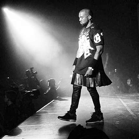 kanye west givenchy kilt.